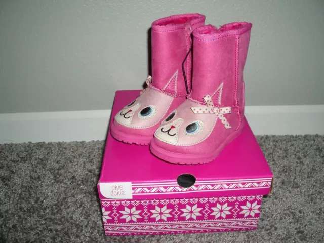 NEW! Toddler GIrls Okie Dokie Pink Winter Boots MSRP: $45 Free Shipping