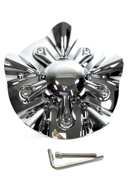 KMC SS Chrome Wheel Rim Center Cap # 255L190 / 1000820 / S509-41 (1 CAP) + BOLTS