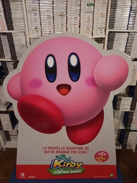 PLV POS Kirby Et Le Monde Oublié Nintendo Switch STORE STANDEE promo 1