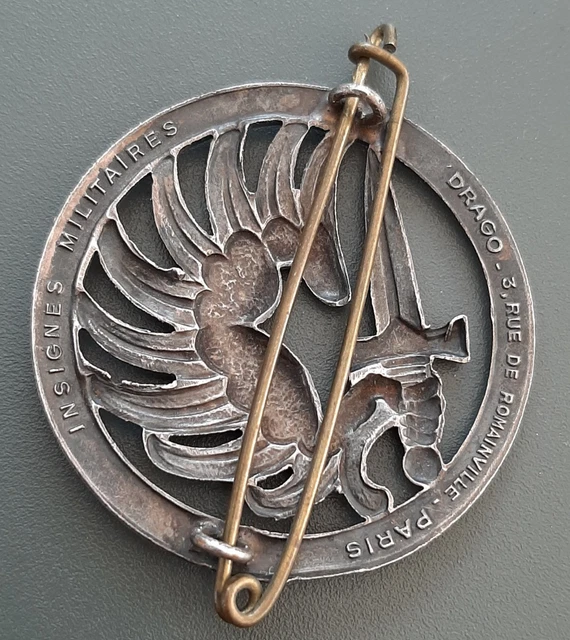 Insigne Original Légion Étrangère – 1er REC (Cavalerie) – Indochine – Arthus Bertrand