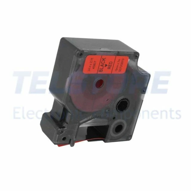 1pcs  Nastro Larg 19mm Colore rosso Colore del carattere nero S0720870 .
