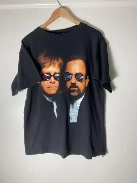 East Coast Billy Joel Elton John Face To Face Tour 1998 Mens T Shirt Size M