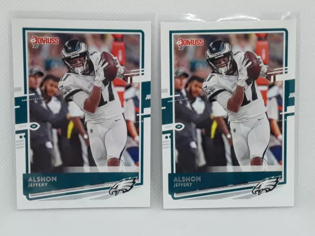 (2x) Alshon Jeffery 2020 Donruss Football - #211 LOT - Philadelphia Eagles