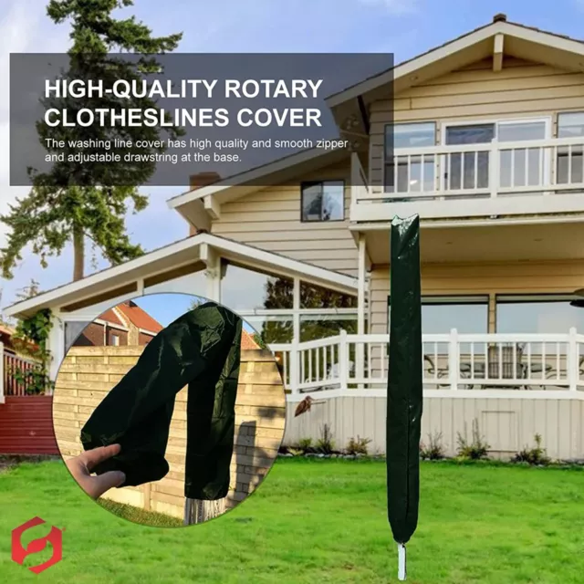 Rotary Washing Line Cover Fits to Protect against all Weather Conditions 3