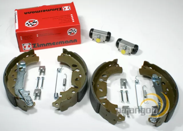 Zimmermann Ø 228 mm Bremsbacken Radzylinder Zubehör hinten für Opel Corsa D