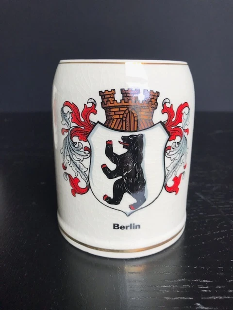 Porzellanmalerei A Wilhelm Germany HandPainted Berlin Beer Stein  Never Used