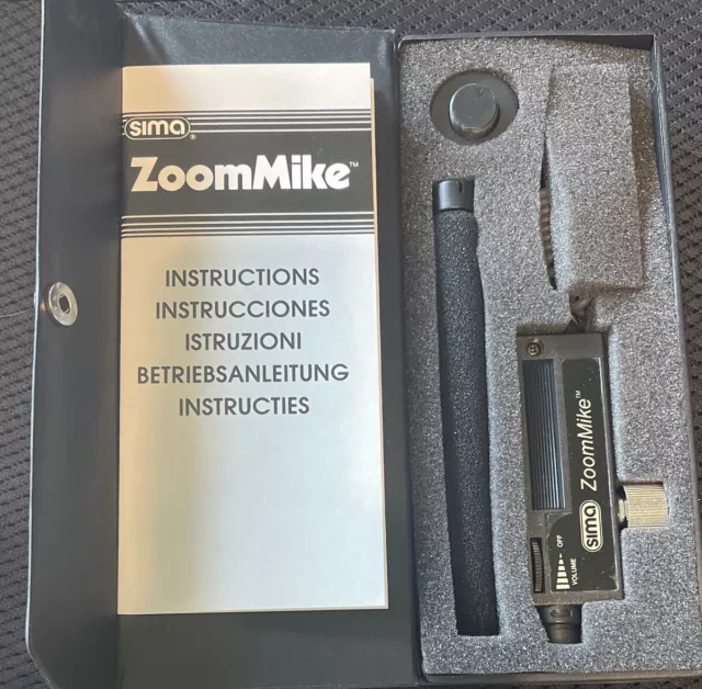 Sima ZoomMike (1993) con estuche y manual de instrucciones