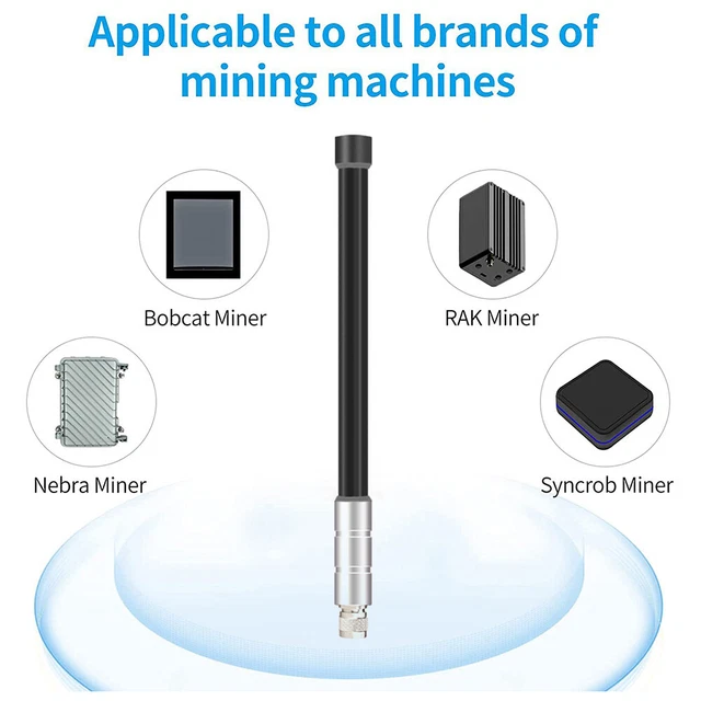 5dBi 858-878MHz for Helium Hotspot Miner Antenna+Magnet Base (55cm Black) 3