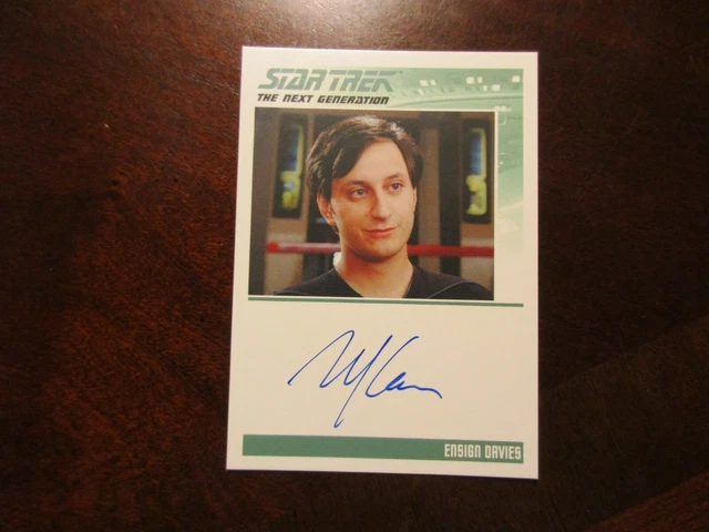 Star Trek The Next Generation Archives & Inscriptions NICHOLAS CASCONE Autograph