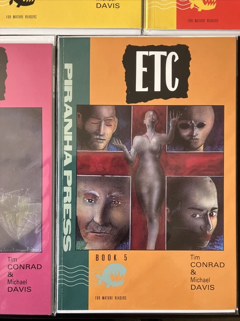 Etc  - #1-5 Piranha Press (Dc Comics) - Complete Set  - 1989 Nm 6