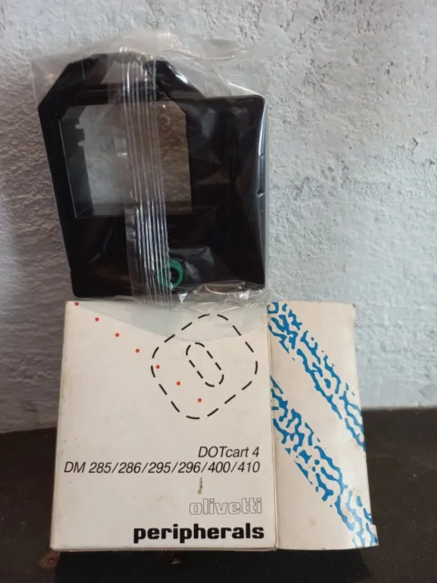 Nastro Olivetti Peripherals Macchina Scrivere Dot Cart 4 Dm 285/6/295/6/400/410