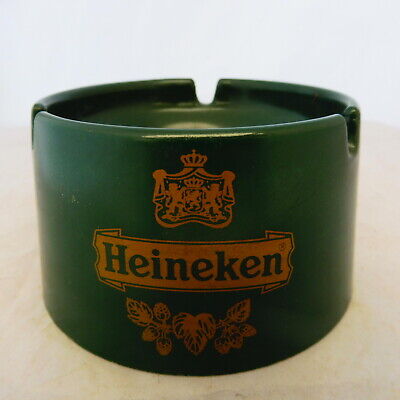 Heineken 1 cendrier publicitaire HEINEKEN en plastique bar bistrot avec 2 éclats dessous 