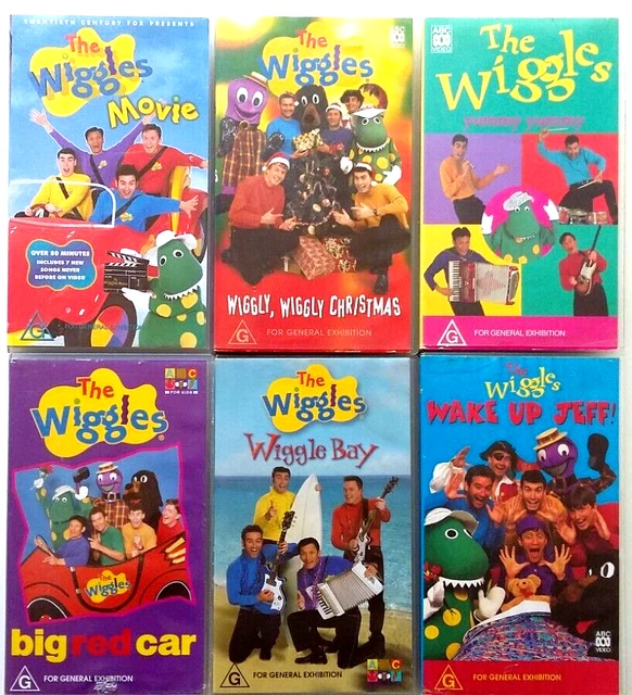 THE WIGGLES VHS Tape ABC Kids Vintage Wiggles Original Cast Bulk Lot 6x