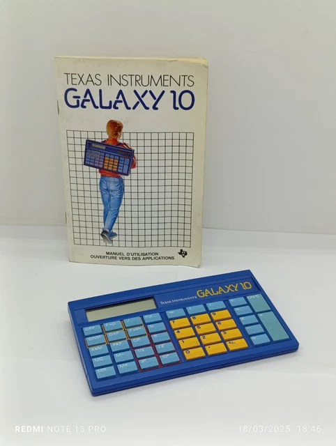 📟 Calculatrice Texas Instruments Galaxy 10 - NEUVE Dans Boîte - Vintage 80s