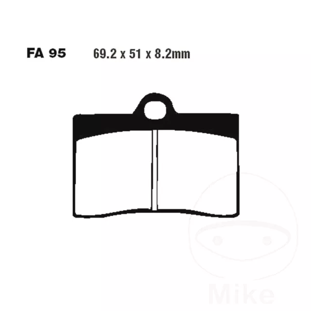 EBC Brake Pads Sintered FA095HH