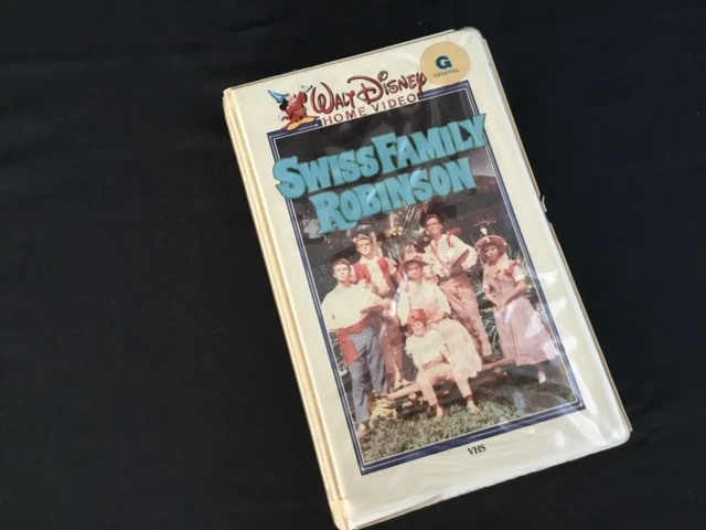WALT DISNEY HOME Video Swiss Family Robinson VHS Tape Clamshell - Used ...