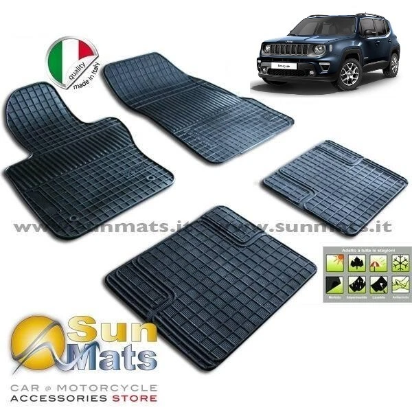 J&J AUTOMOTIVE | NORM 3D Tappeti Tappetini Auto In TPE Gomma Su Misura Per XC90 II dal 2014, Kit di 4 Pezzi, Inodore, Nero, Antiscivolo
