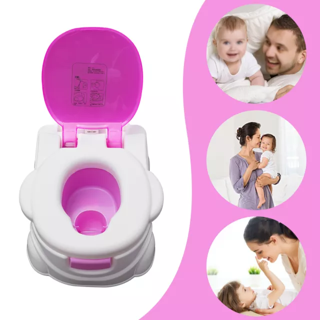 Mini-Toilette Baby Töpfchen Kindertoilette Toilettentrainer PP-Material Sicher