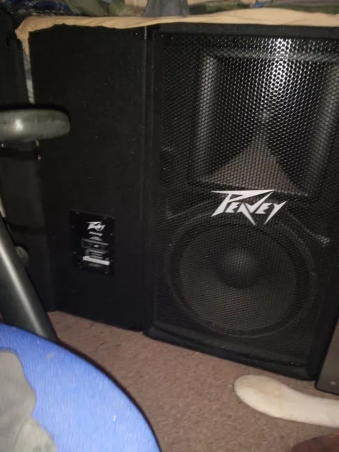 Pair 400W Peavey Pv115 Passive PA 15”Speakers