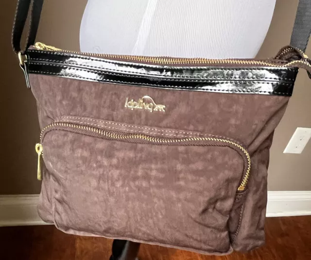 Kipling black patent combo cheap