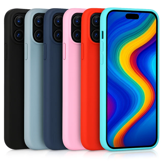 Coque Mate Avec Support Bague Magnétique Pour IPhone 16 15 14 13 12 X - Neuf