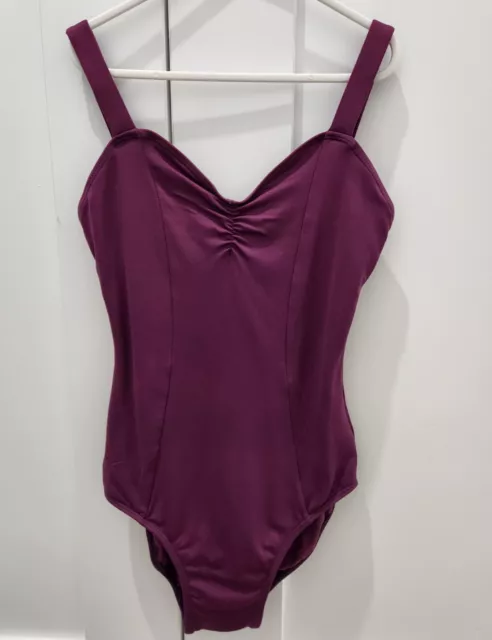 Studio 7 Leotard  Wide Strap, Adult Small , Colour: Plum (purple)