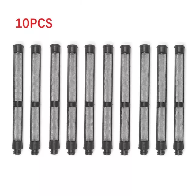 Enhanced Performance 10pcs Grill Filter Airless Spray Pump Black 60pcs Mesh