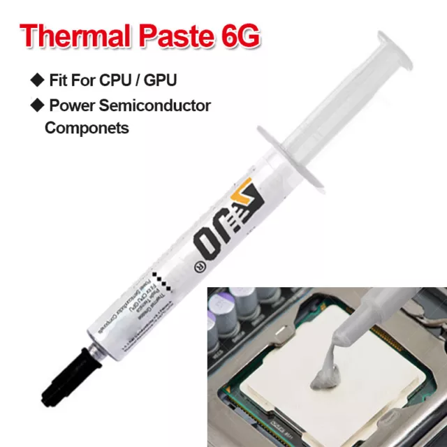 Thermal Paste Silicone Heatsink Compound Cooling Grease Syringe for PC Processor