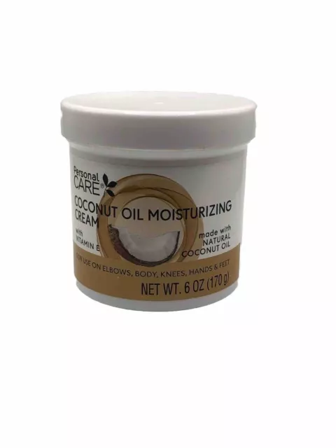 Personal Care Coconut Oil Moisturizing Cream With Vitamin E   6 oz.