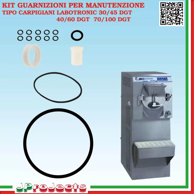 Kit Guarnizioni Macchina Gelato Tipo Carpigiani Labotronic Dgt