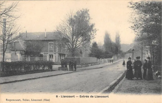 Cpa 60 Liancourt / Entree De Liancourt