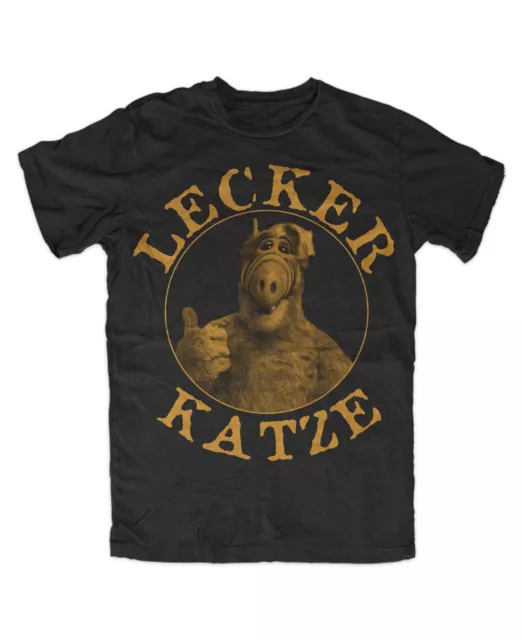 Alf Lecker Katze T-Shirt Melmac,Ufo Comedy Kult Serie,Alf,Kitty,80er,E.T.