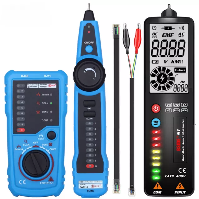 Telephone Wire Tracker Tracer Toner Ethernet Network Cable Tester Line Finder