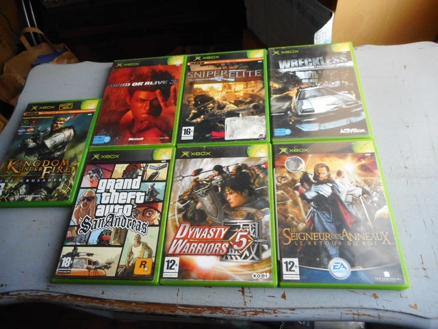 Lot De 7 Démos Xbox Première Génération - Jeux Vidéo D'occasion - Support Diamond