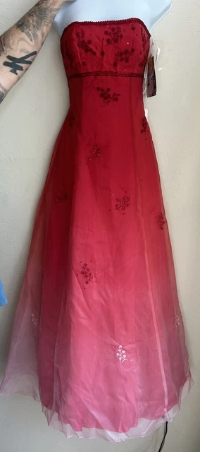 strapless open back dress Purple Satin A-line Spaghetti Straps Prom Dresses With Pockets, Party  Dress, MP775 main image 0