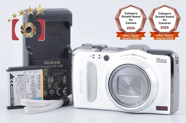 FUJIFILM FINEPIX F600EXR White 16.0 MP Digital Camera from Japan