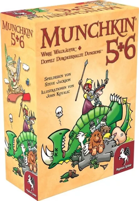 Munchkin 5+6   Erweiterung (Deutsch), Kartenspiel, Fungame, Dungeons card game