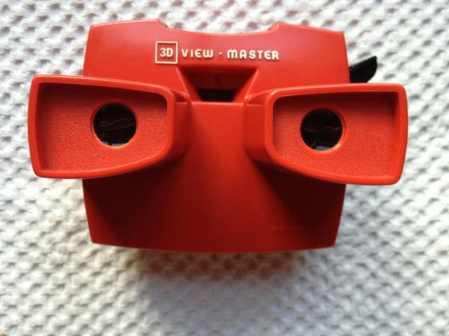 Vintage - 3D View Master Viewer - Model J - Red - Made in Belgium