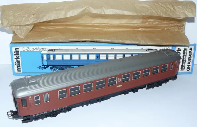 Märklin H0 4072 .1 ++ D-Zug-Wagen braun der SJ in OVP mit Wickelpapier ++#C3_437