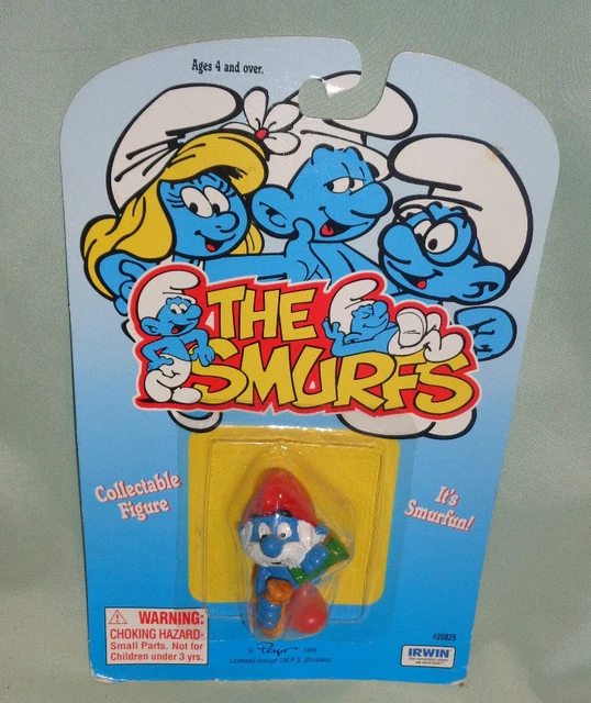 SMURF THE SMURFS Papa Smurf Making Potions PVC Toy Figure Irwin Peyo