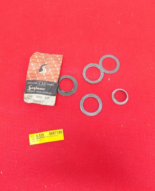 NOS 19641966 CHEVELLE Power Steering Box Worm Gear Upper Bearing Kit