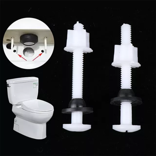2 pz kit di riparazione cerniera sedile WC in plastica per accessori bagno casa S1