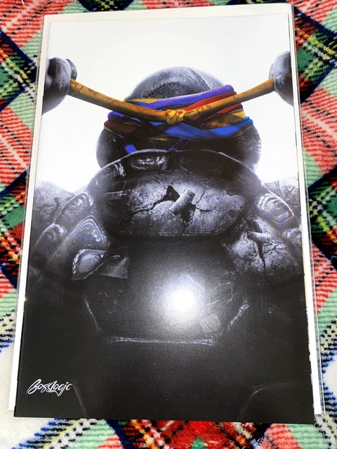 🔥TMNT The Last Ronin - Lost Years #1 BOSSLOGIC B&W VIRGIN EXCLUSIVE🔥