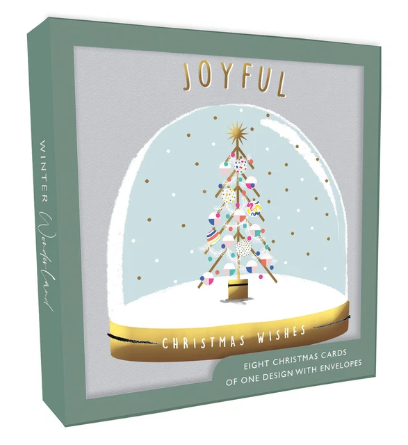 Christmas Tree - 8 X Luxury Christmas Card & Envelopes - Sally Swannell | UK - View #7