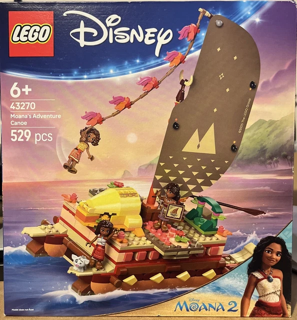 LEGO MOANAS ADVENTURE CANOE Moana 2 43270 £45.00 - PicClick UK