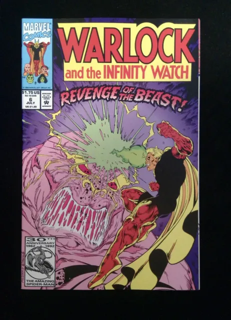Warlock and the Infinity Watch #6  MARVEL Comics 1992 VF/NM