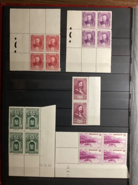 Lot de 18 timbres de Monaco neufs**