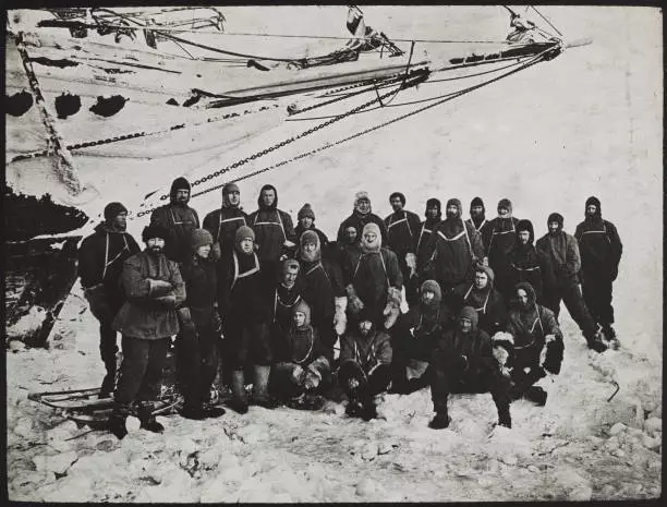 Antarctic The Weddell Sea Party 1915 OLD PHOTO