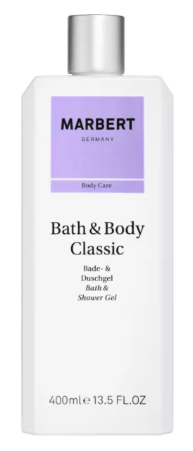 MARBERT Bath & Body Classic Intensiv pflegendes Bade- und Duschgel 400ml OVP