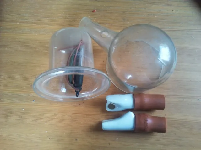 Inhalator 50er Jahre, Glaskolben, Medizin Instrument 2